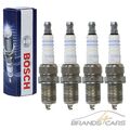 4x BOSCH ZÜNDKERZE FÜR NISSAN MICRA 2 K11 1.0 1.4 92-02 PRAIRIE PRO 2.0