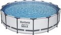 Bestway Steel Pro MAX™ Frame Pool Komplett-Set Filterpumpe Sicherheitsleiter