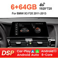 10,33'' Android 13 Autoradio CarPlay GPS Navi 6+64GB Für BMW X3 F25 CIC 2011-13