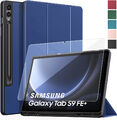 Lonfeid Stifthalter Hülle +9H Hartglas für Samsung Galaxy Tab S9 FE Plus 12,4