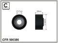 CAFFARO 500386 Umlenkrolle Keilrippenriemen 55mm für AUDI A4 B9 Avant (8W5, 8WD)