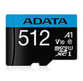 AUSDX512GUICL10A1-RA1 ADATA Premier 512GB microSDXC (UHS-I U1, Class 10, V10 ~D~