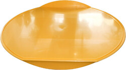  Backbrett groß, Nudelbrett XXL, Tranchierbrett aus Kunststoff, gelb 59 x51 cm