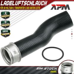 Ladeluftschlauch Turboschlauch für VW Multivan V Transporter V 7EF 7EM 2.5TDI