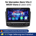Carplay Android 13 Autoradio Für Benz Vito 2 W639 Viano 2 2003- 2015 GPS Navi BT