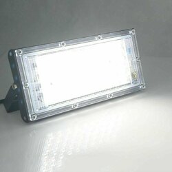 100W LED Fluter Modul Flutlicht Ultra Dünn Garten Scheinwerfer Außenstrahler