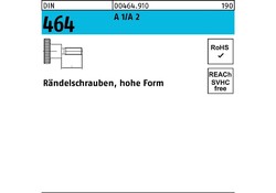 Reyher Rändelschraube DIN 464 hohe Form M 6 x 16 A 1/A 2