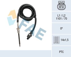 Sensor Abgastemperatur FAE Vorne für Mercedes W204 S204 W221 2007-2014 68022