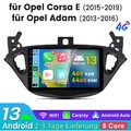 8-Core Apple CarPlay Android Autoradio Für Opel Corsa E Adam GPS Navi WIFI DAB+