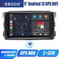 Carplay Android 13 Autoradio GPS NAVI RDS HIFI BT Für Smart Fortwo 451 2005-2010