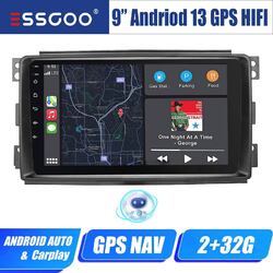 Carplay Android 13 Autoradio GPS NAVI RDS HIFI BT Für Smart Fortwo 451 2005-2010