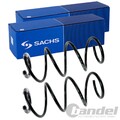 2x SACHS FAHRWERKSFEDER VORDERACHSE passend für NISSAN NOTE (E11, NE11) 1.6
