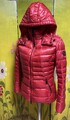Wundervolle Daunenjacke Rot 36 38 Frieda & Freddies New York mit Kapuze