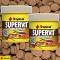 (180,00€/L) Tropical Supervit Tablets A 2x 50ml Hafttabletten, Futtertabletten