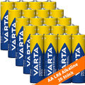 20 x Varta Pro Industrial AA Mignon Alkaline Batterien 1,5 V 4er Folie LR6 4006