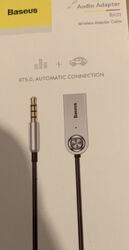 Baseus Bluetooth 5.0 AUX Adapter Wireless Auto Empfänger USB auf 3,5 mm integriertes Mikrofon