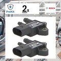 2x ORIGINAL® Bosch Sensor, Abgasdruck für VW Golf V Polo Passat Variant Golf
