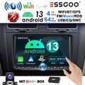 Android 13 Für VW Skoda Seat Autoradio Navigation Carplay GPS NAVI BT DAB+ 4+64G