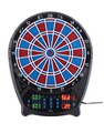 Crivit Dartscheibe Dart Wurfdart Spiel elektrisch LED mit Zubehör blau *B-Ware