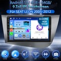 DAB+ 4+64GB Android 15 Autoradio Für Seat Leon 1P1 2005-2012 Carplay BT GPS Navi