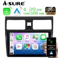 Für SUZUKI SWIFT III 2004-2009 2+32GB Android 14 Autoradio Carplay GPS NAVI RDS