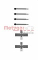 Zubehörsatz Scheibenbremsbelag METZGER 109-0903 für ALFA AUDI MERCEDES 75 VOLVO