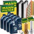 MANN INSPEKTIONSPAKET passend für 3.0sd + 35d BMW X5 E70 X6+8L ORIGINAL 5W-30 ÖL