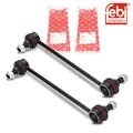 2X FEBI 09206 KOPPELSTANGE STABI STREBE VORNE LINKS+RECHTS FÜR OPEL CORSA SAAB
