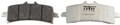 2x Bremsbelagsatz Scheibenbremse Hyper Carbon Racing TRW MCB858CRQ/2x für BMW HP