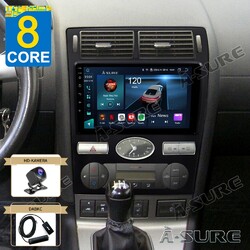 DAB+ Android 14 4+64G Autoradio Apple Carplay GPS NAVI Für Ford Mondeo 2004-2007