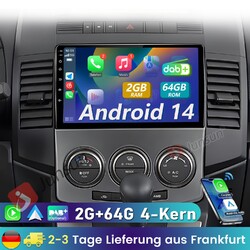 Für Mazda 5 CR19 2005-2010 Autoradio 2+64GB Android 14 GPS Navi BT RDS SWC DAB+