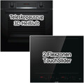Herdset BOSCH Backofen Hydrolyse Gorenje Induktionskochfeld 60cm Double AreaFlex