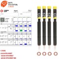 4x EJBR04201D Injektor Delphi Mercedes W204 C E 200 220CDI A6460700987 R04201D