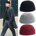 Klassiker Seemannsmütze Winter Herren Warm Mütze Strickmütze Beanie Cuff Hat