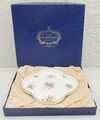 Vintage Royal Crown Derby Posies Knochen China Blumen Schminktisch Tablett 8"