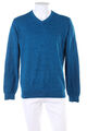 The Basics C&A V-Neck-Pullover L blau