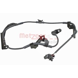 1x Sensor, Raddrehzahl METZGER 09001083 passend für MITSUBISHI