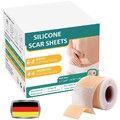 Silikon Gel Narbenpflaster, selbstklebende Narbenabdeckung, 4cm x 3m