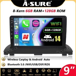 6+128G Android14 Autoradio GPS Navi BT 5.0 DSP Carplay Für Volvo XC90 2004-2014