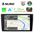 DAB+2+64GB Android 14 Autoradio Carplay GPS Navi DSP WIFI für VW Jetta 2019-2024