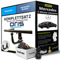 Anhängerkupplung ORIS abnehmbar für MERCEDES C-Klasse Limousine +E-Satz AHK