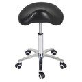 Ergonomischer Rollhocker höhenverstellbar mit Rollen für Büro, Küche, Massage...