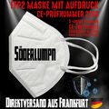 FFP2 Maske Atemschutzmaske Mundschutz CE 2163 Söderlumpn Söder Bayern 5-lagig