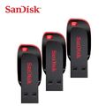 3 X SanDisk 32GB Cruzer Blade USB Flash Drive Speicherstick TRIPLE PACK -UK
