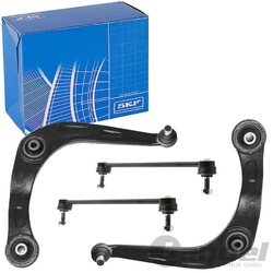 2x SKF QUERLENKER TRAGGELENK KOPPELSTANGE VORDERACHSE passend für PEUGEOT 206