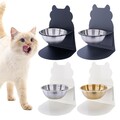 Erhöhter Futternapf für Katzen, rutschfester Spender, abnehmbarer Ständer