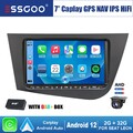 9" Carplay DAB+ Autoradio Für Seat Leon 05-11 Android 13 2+32G GPS WIFI + Kamera