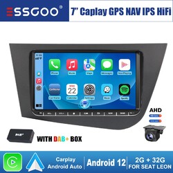 9" Carplay DAB+ Autoradio Für Seat Leon 05-11 Android 13 2+32G GPS WIFI + Kamera