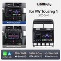 6+128GB Android 13 Autoradio GPS Navi CarPlay DSP Für VW Touareg 7L Bj 2002-2009