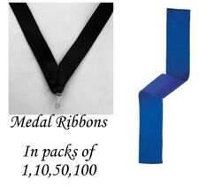 Blaue Medaille Bänder mit Clip gewebt in Packungen von 1,10,50,100
